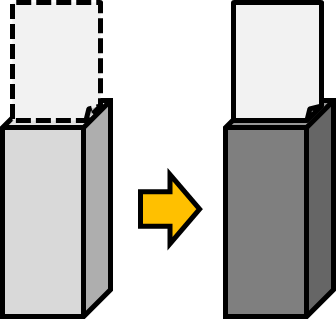 データ移行イメージのイラスト画像