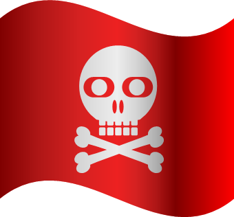 海賊旗のイラスト画像