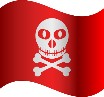 海賊旗のイラスト画像