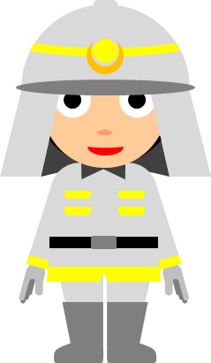 消防士のイラスト画像
