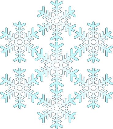 雪の結晶のイラスト画像