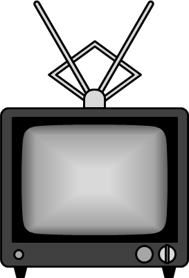 古いテレビのイラスト画像