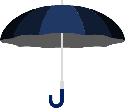 雨傘のイラスト画像
