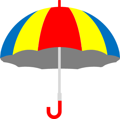 雨傘のイラスト画像