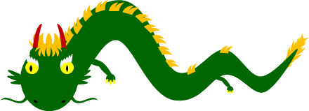 竜、ドラゴンのイラスト画像