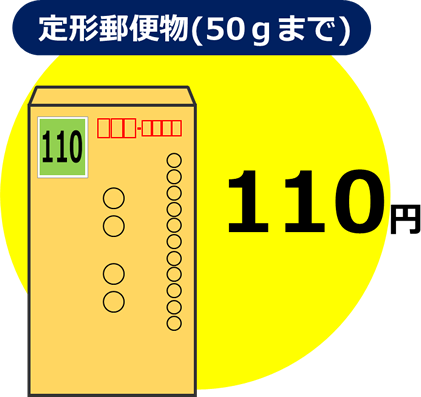 郵便料金のイラスト画像