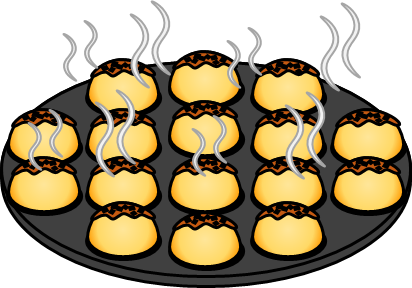 たこ焼きのイラスト画像