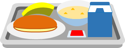 給食のイラスト画像