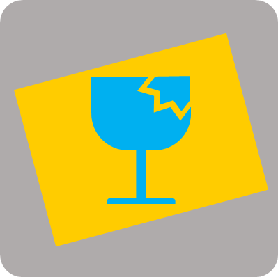 荷物取扱いの注意マーク画像