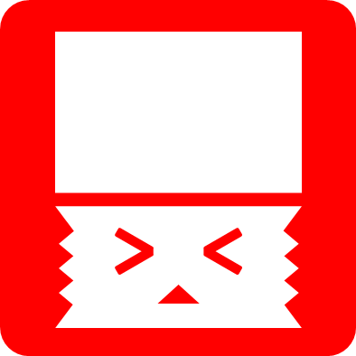 荷物取扱いの注意マーク画像