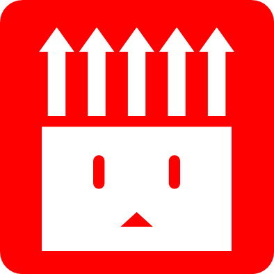 荷物取扱いの注意マーク画像