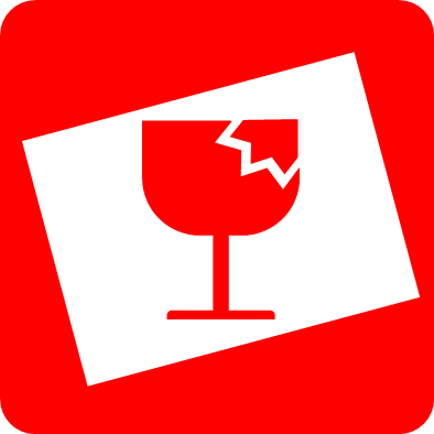 荷物取扱いの注意マーク画像