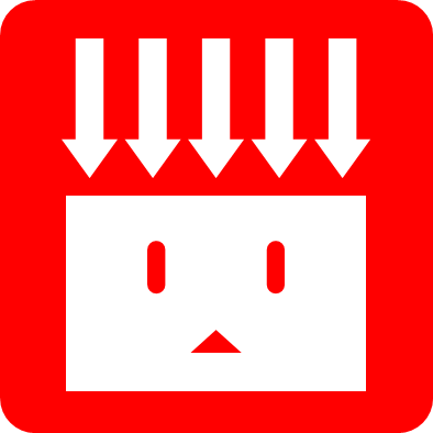 荷物取扱いの注意マーク画像