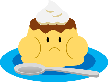プリンのイラスト画像