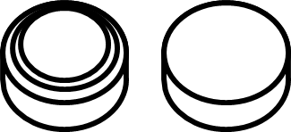 ボタン電池のイラスト画像