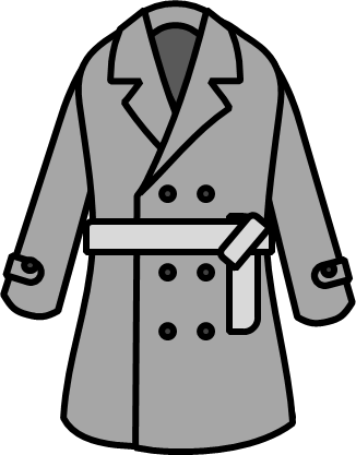 コートのイラスト画像