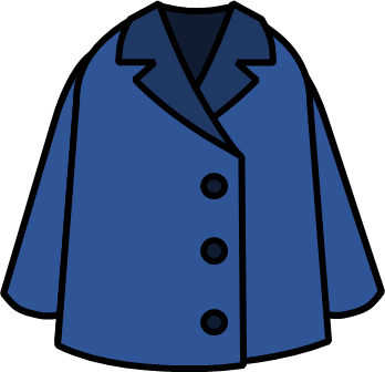 コートのイラスト画像
