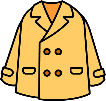 コートのイラスト画像