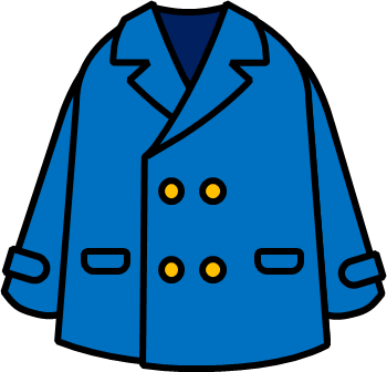 コートのイラスト画像