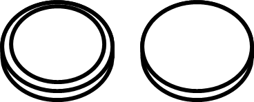 コイン電池のイラスト画像