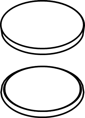 コイン電池のイラスト画像