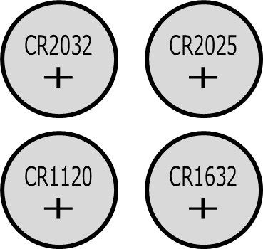 コイン電池のイラスト画像