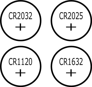 コイン電池のイラスト画像