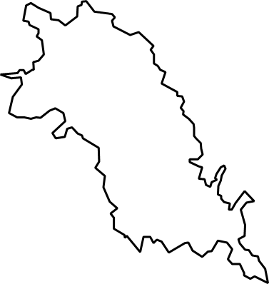 網地島（宮城県）の外観図形イラスト画像