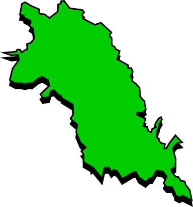 網地島（宮城県）の外観図形イラスト画像