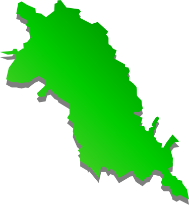 網地島（宮城県）の外観図形イラスト画像