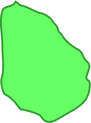 青ヶ島（東京都）の外観図形イラスト画像