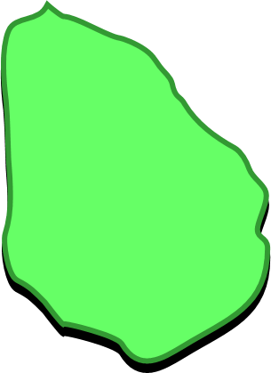 青ヶ島（東京都）の外観図形イラスト画像