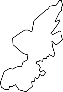 足島（宮城県）の外観図形イラスト画像