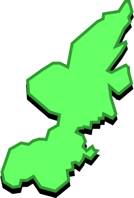 足島（宮城県）の外観図形イラスト画像