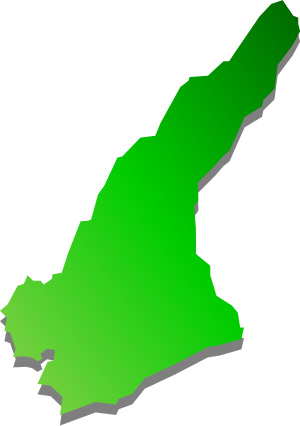 淡路島(兵庫県)の外観図形イラスト画像