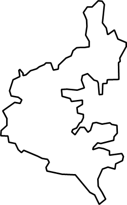 坊勢島(兵庫県)の外観図形イラスト画像