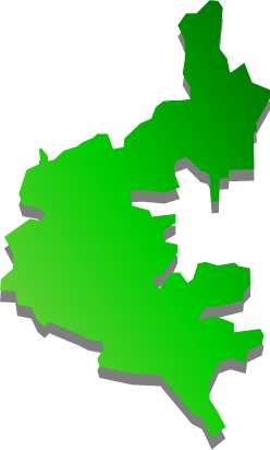 坊勢島(兵庫県)の外観図形イラスト画像