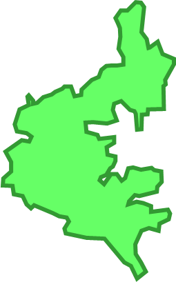 坊勢島(兵庫県)の外観図形イラスト画像