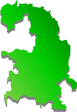 父島(東京都)の外観図形イラスト画像