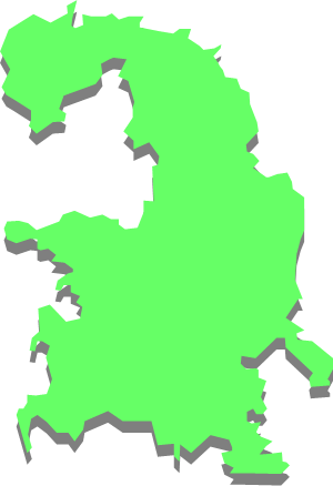 父島(東京都)の外観図形イラスト画像