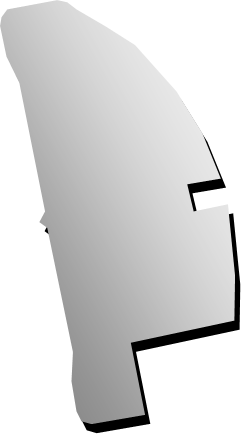 中部国際空港(愛知県)の外観図形イラスト画像