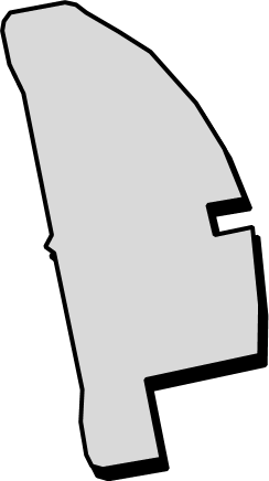 中部国際空港(愛知県)の外観図形イラスト画像