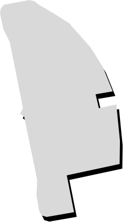 中部国際空港(愛知県)の外観図形イラスト画像