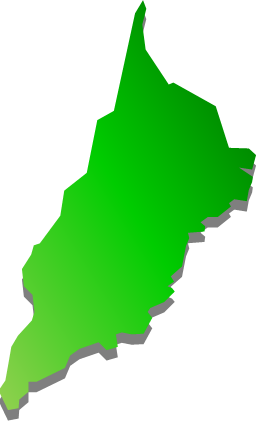 大黒島（北海道）の外観図形イラスト画像