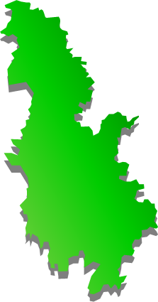 出島（宮城県）の外観図形イラスト画像