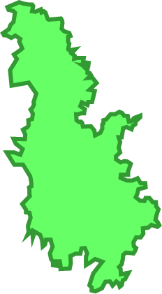 出島（宮城県）の外観図形イラスト画像