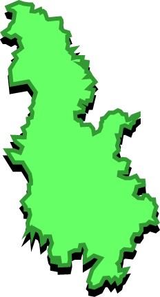 出島（宮城県）の外観図形イラスト画像