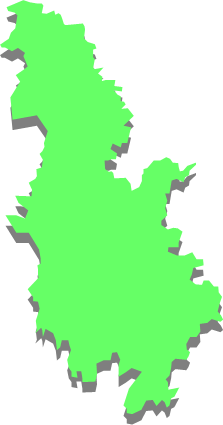 出島（宮城県）の外観図形イラスト画像