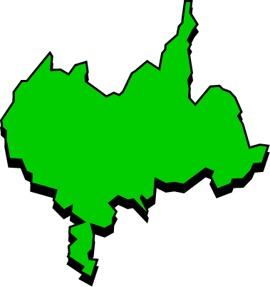 江島（宮城県）の外観図形イラスト画像