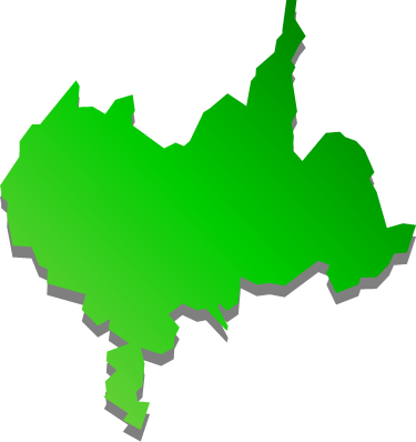 江島（宮城県）の外観図形イラスト画像